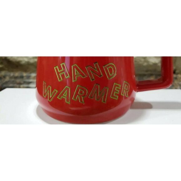 Starbucks Red Hand Warmer Ceramic Mug 12 oz 2019 - Picture 5 of 5